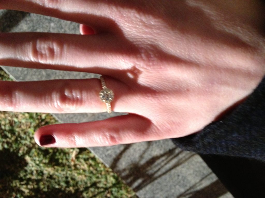 Wherein Mark Goes Down On One Knee